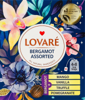 Чай черный Бергамот Ассорти Lovare к/у 32х2г