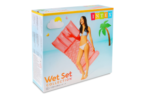 Матрац надувний вініл №58725 1.73мх89см Wet set collection Intex 1шт