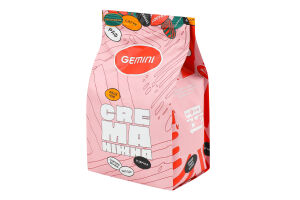 Кава натуральна смажена в зернах Ніжна Crema Gemini м/у 500г