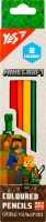 Олівці кольорові Minecraft 6шт 290758 Yes