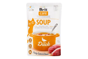 Корм д/котів Суп з качкою 75г пауч Бріт Кеа