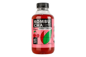 Напиток брожения фильтрованный непастеризованный с сахаром Sweet сherry Kombucha Vit-Fit п/бут 0.33л
