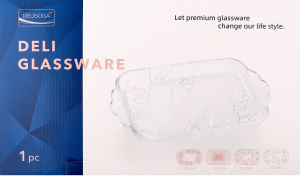 Блюдо скло 38*22см KYYW361