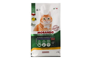 Корм д/стерилізованих котів з куркою сухий 1,5кг Morando Tradizioni