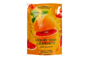 Мило рідке з гліцерином Грейпфрутове Energy of vitamins 2л