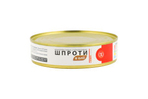 Шпроти в олії ТМ "1" з/б 150г