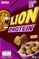 Завтрак сухой готовый с витаминами и минеральными веществами Caramel&Chocolate Протеин Lion к/у 340г