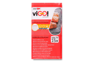 Пакети-зіпери д/зб.продуктів viGO 15шт