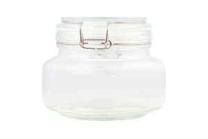 Банка д/зберігання 500мл скло з бугельним замком KYYW454