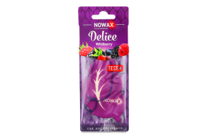 Ароматизатор д/авто Деліс Вайлдберрі целюлозний NX00089 Новакс