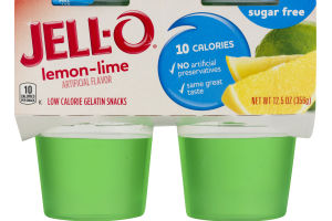Jell-O Sugar Free Lemon-Lime - 4 CT