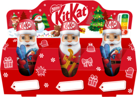 Набір фігур з молочного шоколаду з пшеничними кріспами Kit Kat к/у 3х17г