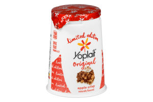 Yoplait Original Low Fat Yogurt Apple Crisp