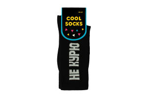 Шкарпетки чоловічі Сool socks №2342 25-27 чорні