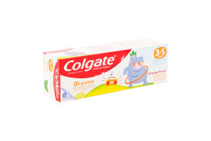 Паста зубная для детей 3-5лет со вкусом апельсина Colgate 60мл