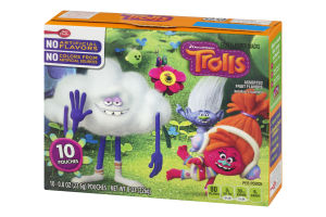 Betty Crocker DreamWorks Trolls Fruit Flavored Snacks Assorted Fruit Flavors - 10 CT