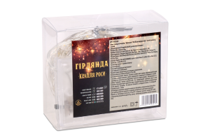 Гірлянда Крапля роси 100LED теплий білий 1режим