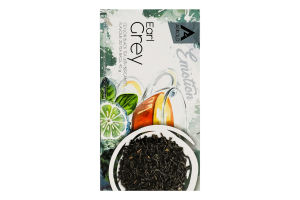 Чай чорний байховий цейлонський дрібний з ароматом бергамота Earl Grey Emotion Askold букет к/у 20х2г