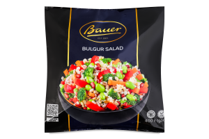 Суміш овочів швидкого заморожування для смаження Салат з булгуром Bauer м/у 400г