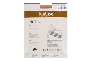 Колготки женские Fantasy Top 40den 4 natural