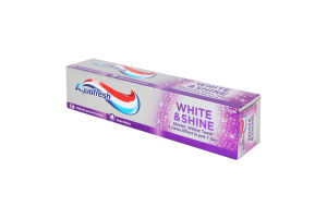 Паста зубная с фтором Сияющая белизна Aquafresh 100мл