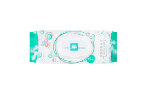 Серветки вологі Еврогруп 60 шт. Antibacterial