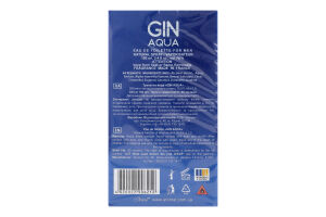 Туалетна вода Джин Аква д/чоловіків 100мл Аромат