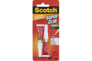 Scotch Super Glue No Run Gel - 2 CT
