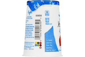 Yoplait Light Fat Free Yogurt Strawberry