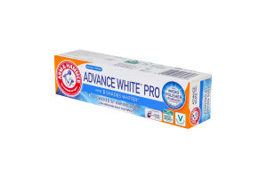 Паста зубна відбілююча з харчовою содою Advance White Pro Arm&Hammer 75мл