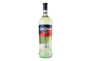 Вермут 1л 15% лікерний білий Bianco Cinzano пл