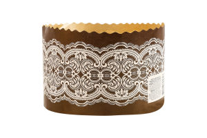 Форма для выпекания для изделий из теста бумажная 130х85мм Кружево ТОВ РКСП 1шт