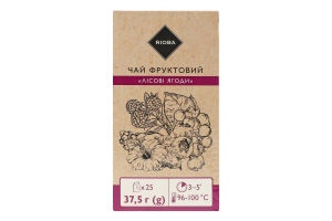 Чай фруктовый Лесные ягоды RIOBA к/у 25х1.5г