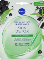 Маска для обличчя тканинна збагачена сироваткою Детокс шкіри Nivea 1шт