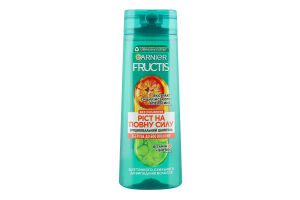 Шампунь для волосся зміцнювальний Ріст на повну силу Fructis Garnier 400мл