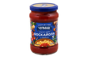 Спагетти-соус с грибами Боскайола пастеризованный Чумак с/б 290г