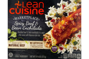 Lean Cuisine Marketplace Spicy Beef & Bean Enchilada