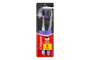 Щетка зубная Soft High Density Charcoal Colgate 2шт