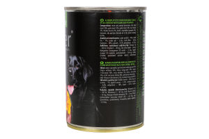 Корм д/собак з дичиною та гарбузом 400г ж/б Пайпер