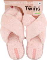 Капці відкриті домашні жіночі махрові Twins Home Style №14315 36-40