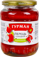 Перець солодкий маринований 700г твіст/б Гурман
