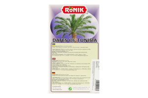 Финики сушеные с косточкой в сиропе Деглет Нур Ronik к/у 500г