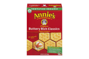 Annie's Homegrown Organic Buttery Rich Classics Baked Crackers