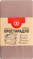 Простирадло шоколадне 150х215см №1475452 ТМ "1" 1шт