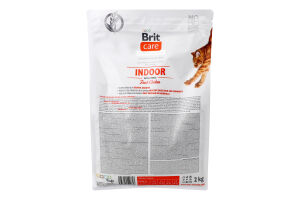 Корм д/дорослих котів що живуть у приміщенні Антістрес з куркою сухий 2кг Бріт Кеа