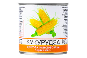 Конс Кукурудза цукрова 340 г ж/б
