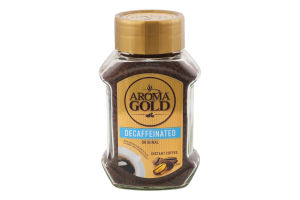 Кава розчинна гранульована без кофеїну Original Aroma Gold с/б 100г