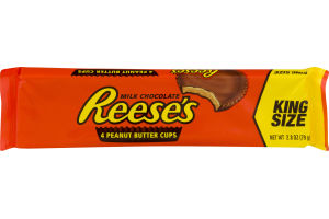 REESE'S King Size Peanut Butter Cups, 2.8 oz