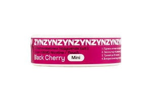 Подушечки никотиносодержащие 1.5мг ZYN Mini Black cherry 15х0.4г