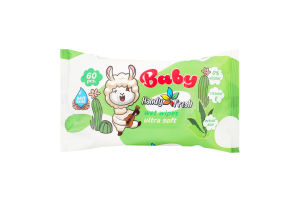 Серветки вологі дитячі з екстакторм алое 60шт Handy Fresh